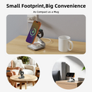 Bonola Magnetic 3 in 1 Wireless Charger for iPhone 17/16/15/13/14/12 30W Wireless Charging Station for Apple Watch/AirPods Pro