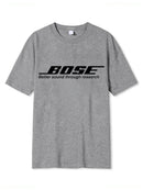 2024 Summer Bose Logo Sound Audio T Shirt Men Kids Women Cotton Short Sleeve Tee Men Hip Hop Tops Clothes Sportwear Brand