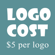 Gedruckte Kosten für einen individuellen Logodruck 5 $