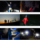 ZHIYU Portable Mini XPE+COB LED Headlamp USB Rechargeable Camping Head Lamp Fishing Headlight Running Flashlight Headlight Torch