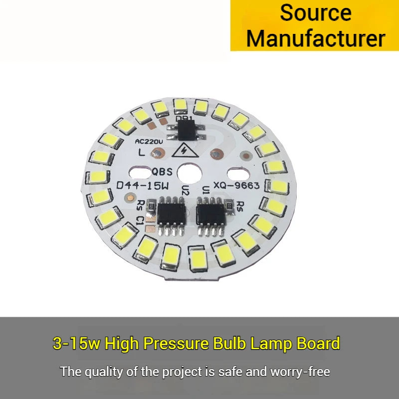 LED COB Chip AC165-265V 3W 5W 7W 9W 12W 15W IP43 LED Beads Smart IC No Need Drive DIY For Spotlight Flood Light Down Lamp