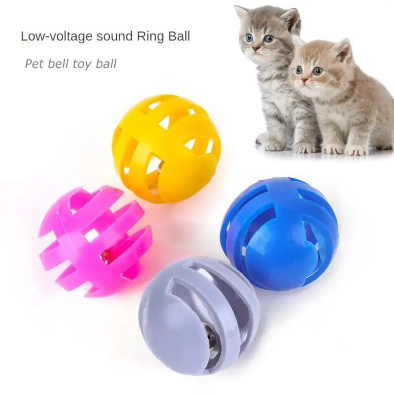 1PCS Plastic Toy Ball Tasteless Pet Products Fashionable Random Color Ball Environmental Friendly Cat Supplies Beautiful