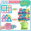 Magnetic Building Block Set, STEM Toy, Magnetic Tiles, Education Magnet Toy, Building Block Gift, Christmas Gift Easter Gift