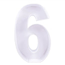 100cm Blank Number Mosaic Balloon Frame DIY 0-9 Filling Box Large Number Foam Board for Birthday Anniversary Party Decoration