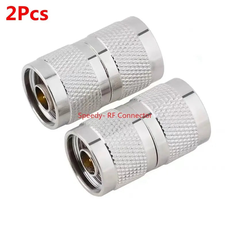 2Pcs L16 N Type Male Plug To N Male Plug Straight Connector N Male To N Male Double RF Adapter Coax Fast Delivery High Quality