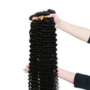 The Caspian Collection | European Human Hair Deep Wave Bundles, 3-Piece Set