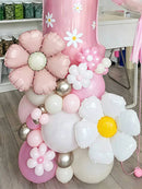 The Bloom Parade | 42pc Daisy Pillar Balloon Party Set