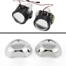 Ronan 2pcs LHD 2.5 inch Bi-xenon Ver 9.5 Car Headlight Projector Lens for H1 H4 H7 Socket Car Retrofit Upgrade