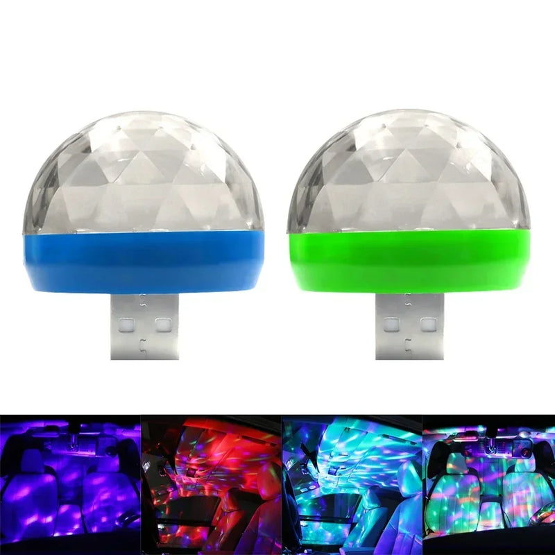 Ambient Light DJ RGB Mini Colorful Music Sound USB-C Interface IOS Holiday Party Karaoke Atmosphere Lamp Atmospheric Feeling