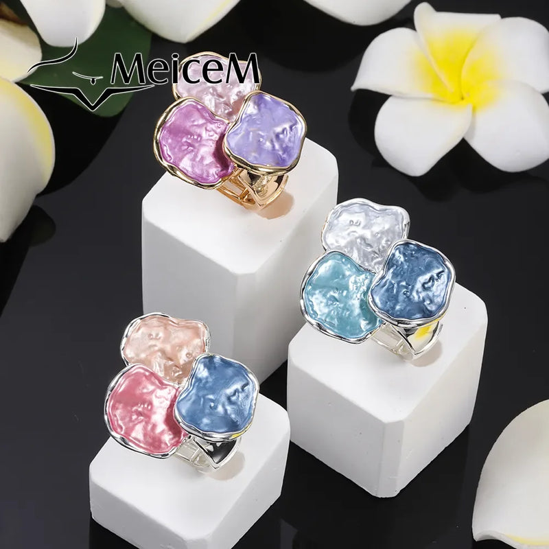 New in Purple Statement Rings Unique Jewelry Halloween Adjustable 2023 Beautiful Halloween Decoration Rings for Women Luxury