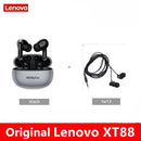 NEU Original Lenovo XT88 TWS Kabelloser Kopfhörer Bluetooth 5.3 Dual Stereo Rauschunterdrückung Bass Touch-Steuerung Lange Standby-Zeit Headset