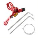 MTB Bicycle Seat Post Control Lever Adjustable Bicycle Dropper Line Controller for 22.2mm External Internal Routing Droppers