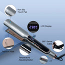 13 Gears Adjustable Temperature 2-in-1 Professional Flat Iron Hair Straightener Fast Warm-up Styling Tool For Wet or Dry Hair