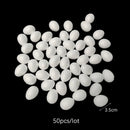 20/50Pcs DIY Easter Eggs Painting Foam White Easter Eggs for Kids Easter Gift Diy Craft Supplies Easter Decoration for Home 2024