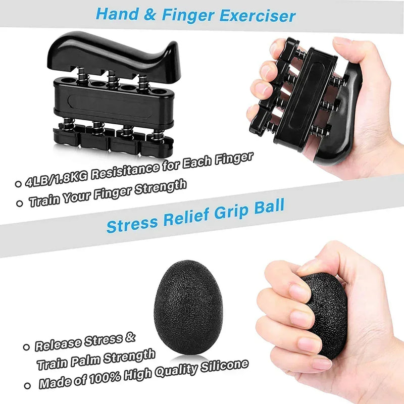 Strengthen Hand Grip Set 10-100Kg Wrist Expander Finger Exerciser Forearm Muscle Recovery Fitness GymTraining Hand Gripper Gift