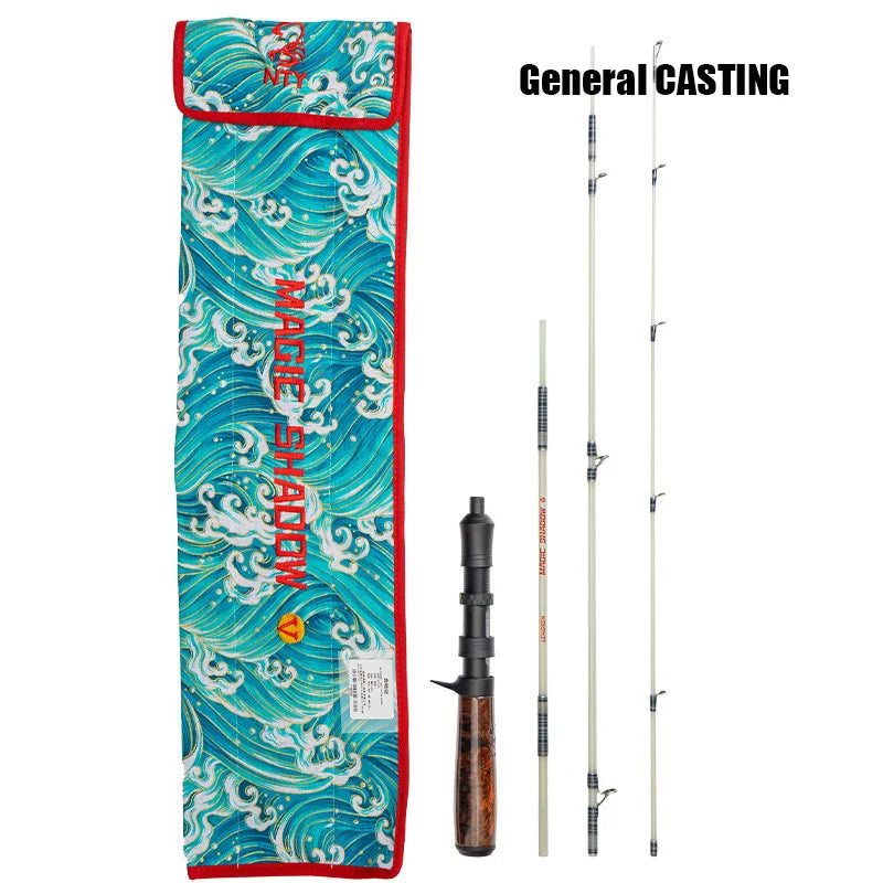 1.5M FUJI Trout Fishing Rod Glass Fibre Squishy CASTING Fishing Rod Top Outdoor Gear with Solid Wood Handles