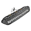 Artudatech Matte Black Front Bumper Grille Fit Ford Transit Custom Trail 2018-2023 W/ 3LED