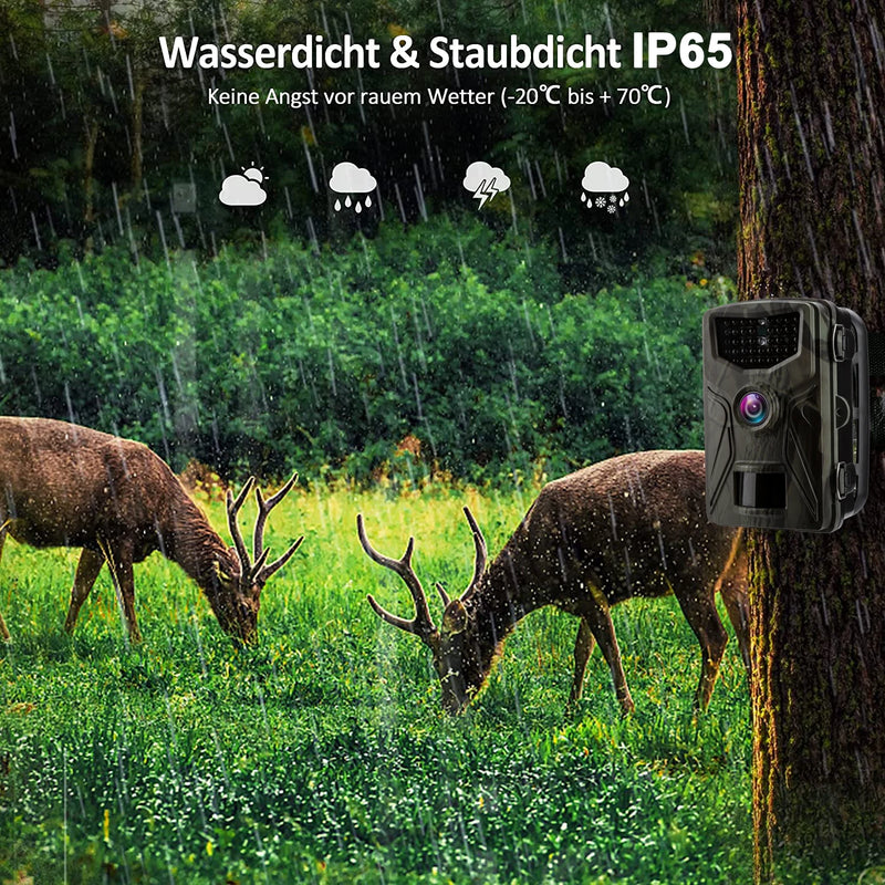 20MP 1080P Hunting Trail Camera Wildlife Tracking Surveillance HC804A Infrared Night Vision Wild Cameras Photo Traps