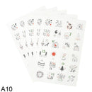 1sheet Merry Christmas Stickers Santa Claus Gifts number Seal Labels Stickers merry Xmas Decor for home new year Labels Navidad