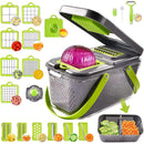 The Prep Architect | 22-in-1 Stainless Steel Vegetable Chopper & Slicer System