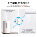 Tuya WiFi Intelligenter Temperatur- und Feuchtigkeitssensor SmartLife APP Fernüberwachung Smart Home Thermometer Funktioniert mit Alexa Google Home