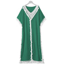 Dubai Türkei Muslim Abaya Kleid Damen Boho Sommer Quaste Marokkanischer Kaftan Strandkleid Islamische Kleidung Lange Kleider Ropa Lange Roben