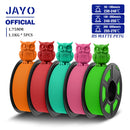 JAYO 5Rolls PETG Filament 1.75mm High Speed PETG 3D Printer Filament 1.1KG/Roll High Flow Speedy Matte 3D Printing Materials