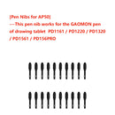 10 / 20 Pack Replacement Nibs For GAOMON ArtPaint Pen AP10 / AP20  AP31/ AP32 / AP40 / AP50, Graphics Tablet for Drawing Stylus