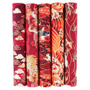 5PCS 25 x 25cm/50 x 50cm Squares Cotton Craft Japanese Fabric Cloths for DIY Bundle Patchwork Quilting Sewing Artcraft