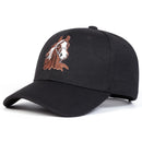 Unisex Horse Embroidery  Baseball Caps Spring Autumn Outdoor Adjustable Casual Hats Sunscreen Hat