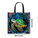 Cross Stitch Shopping Bag Embroidery Hoops DIY Single Shoulder Bag Animals Pattern Crafts Needle Thread Kits for Beginners