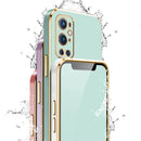 For OnePlus 9 Pro Case 1+9RT Phone Case One Plus 9 Cover OnePlus 9 RT 1+ 9 Pro 9R 9p Luxury Square Plating Shockproof Back Cover