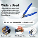 PLATO 170 Blue Flush Cutter Mini Diagonal Cutting Plier Electrical Wire Cable Metal Snips Flush Pliers Convenient Durable Tool