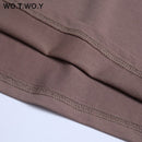 WOTWOY 2023 Summer Cotton T Shirt Women Loose Style Solid Tee Shirt Female Short Sleeve Top Tees O-Neck T-shirt Women 12 Colors