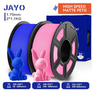 JAYO 2 Rolls 3D High Speed Matte PETG/PETG Filament 1.75mm 600mm/s Print Range High Flow Speedy PETG 3D Printer Filament for 3D