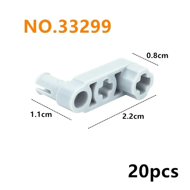 Technical Part Axle Bushing Pin Connector Peg Cross Building Blocks Toy Replace Bulk Parts DIY 3713 15100 59443 48989 6536 33299