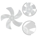 16 Inch  Household Plastic  Fan Blade  Five Leaves  With Nut  Cover For Pedestal Standing Pedestal Fan Blades Accessories
