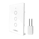 WiFi EU Interruptor De Luz Inteligente 120 Tipo Painel De Toque De Parede Sem Neutro interuptor inteligentes wifi switch