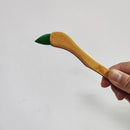 1x Eight Bamboo Incense Clip Teahouse Accessories for Ceramic Cups Clamp 16.8cm Curved Tongs