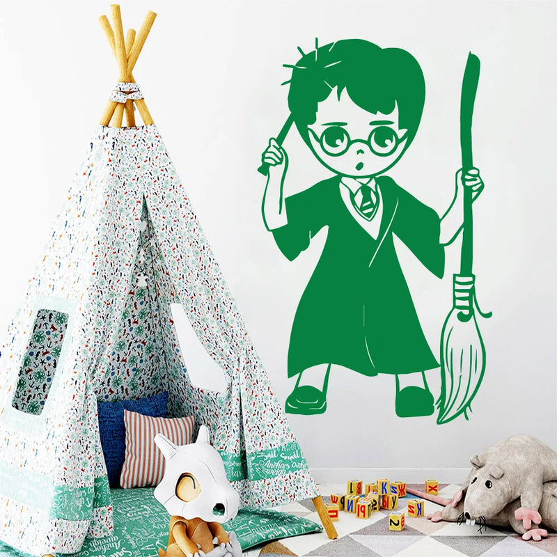 Creative Harry Wall Stickers Modern Fashion Wall Sticker For Kids Rooms Decoration Art Decor Wallpaper