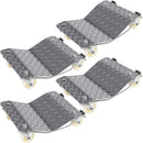 SucceBuy Vehicle Positioning Wheel Dollies 680Kg Per Dolly 2Pcs Car Wheel Dollies Car Skate Dolly Van Positioning Garage Jack