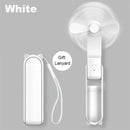 Portable Mini Handheld Fan Small Pocket Fan USB Rechargeable Battery Fan Folding Cooling Hand Fan Mini USB Fan with Power Bank