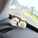 Auto Dekoration Hamster Auto Zubehör Fenster Mittelkonsole Süße Puppe Auto Innenanhänger Armaturenbrett Coole Dekoration