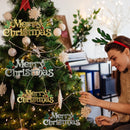 New Merry Christmas Letter Hanging Sign Xmas Tree Door Window Pendant Listing Ornaments New Year Party Home Decoration Supplies