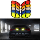 2 Stück Warnung Auto Reflektierendes Sicherheitsband Aufkleber Katzenaugen Reflektierender Aufkleber Autoaufkleber Reflektierende Streifen Auto LKW Motorrad