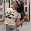 Women Clothing Aesthetics Y2K Tops High Street Harajuku Retro Fashion Casual Print O Neck Short Sleeve Top Short Navel Sexy