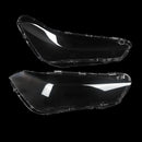 Pair of Headlight Lens Cover Cap For BMW X1 F48 F49 2016-2019 Left Right Side