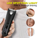 The Ballber Pro Elektrischer Trimmer für den Intimbereich und Körperhaare für Männer – Herren-Bodygroomer-Set für den Intimbereich – Rasierer für schwer erreichbare Stellen
