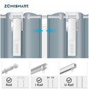 Zemismart Zigbee Smart Curtain Driver Robot For Roman Rod I Type Curtains Track Work with Tuya Smart Life Alexa Google Home