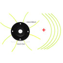 Steel Lawn Mower Head Free with 4 Lines Replacement Gasoline/Lithium Grass Trimmer Head Removal Of Garden Weed Brushcutter Part
